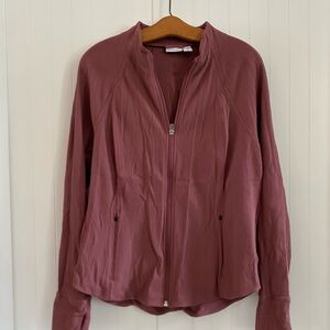 Athleta Women's Mauve Athletic Workout Zip up